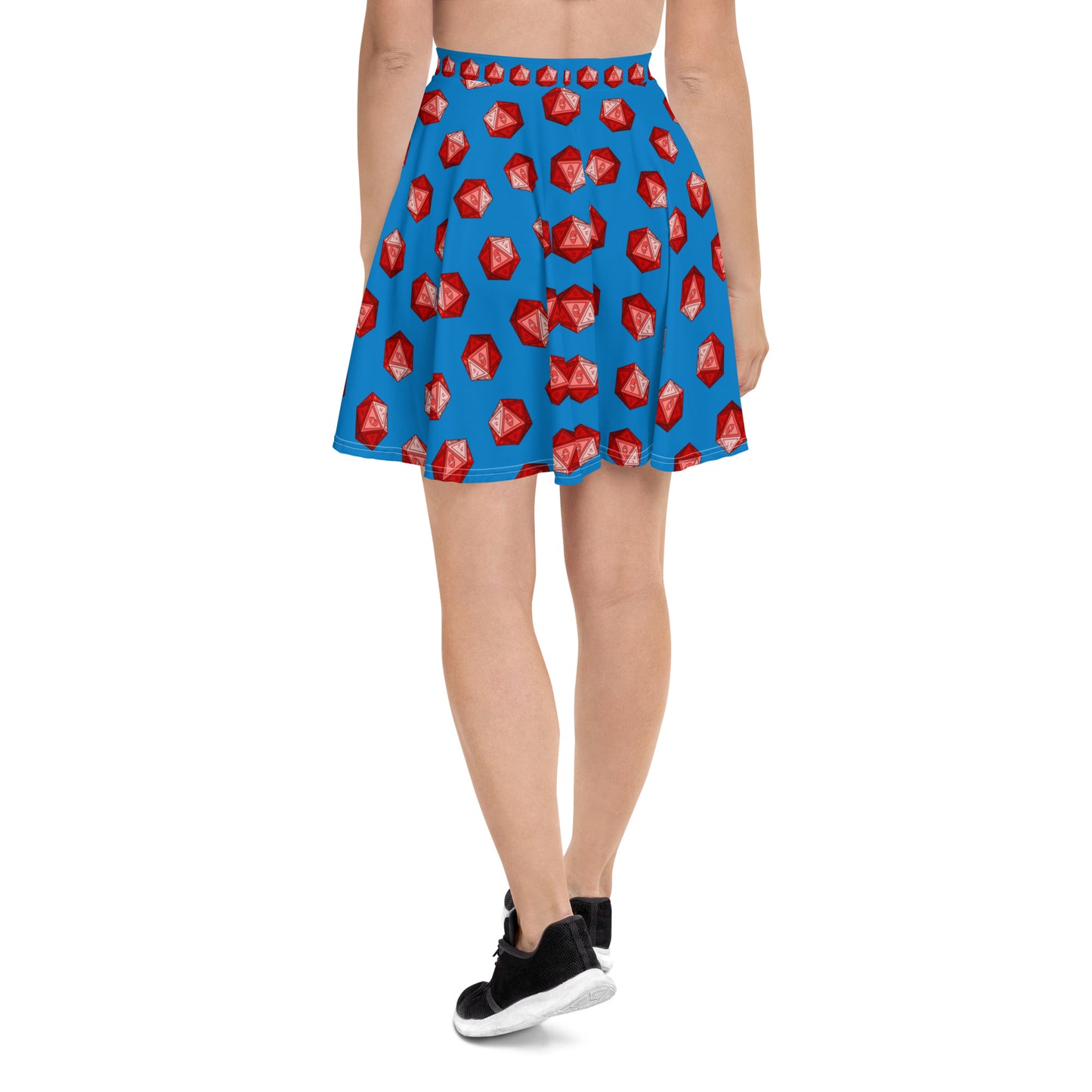 Blue/Ruby Gnomies D20 Skater Skirt