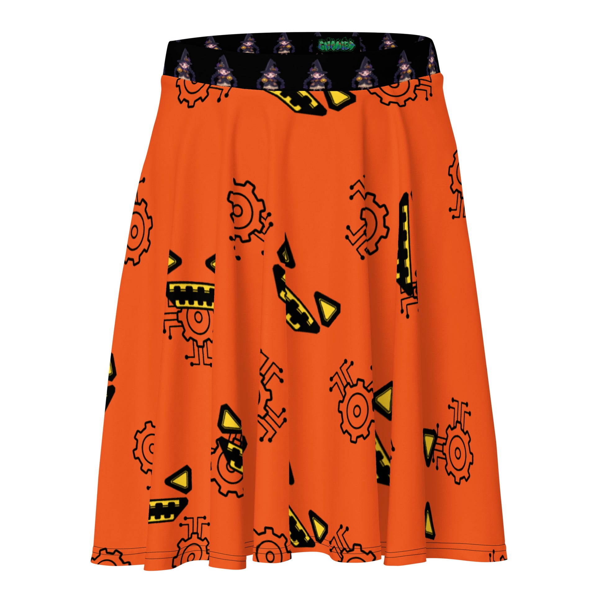 Sprockets Gear Jack O’Lantern Skirt | Gnomies Clothing