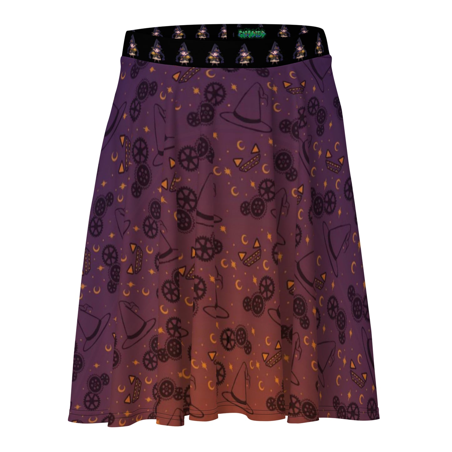 Spooktastic Witchy Skater Skirt | Gnomies Clothing