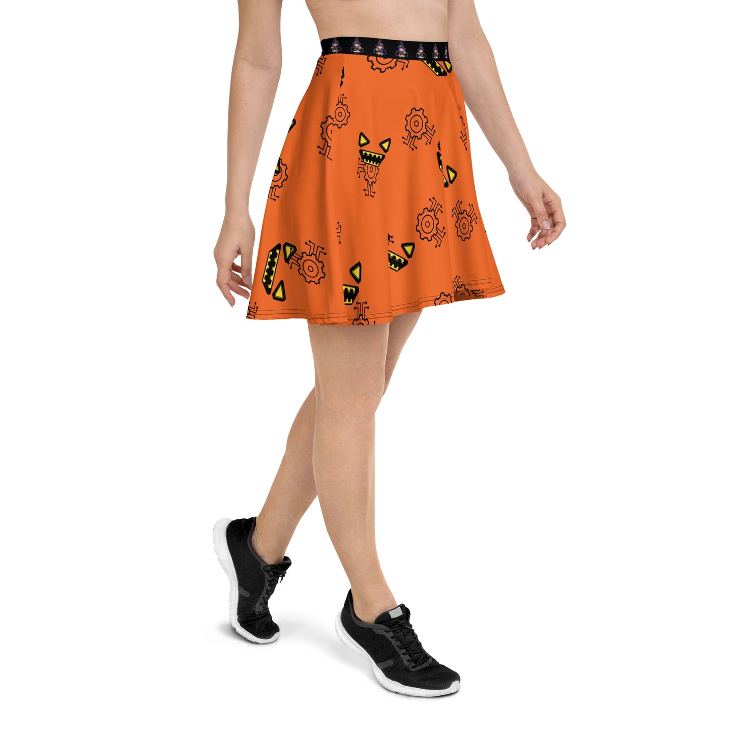 Sprockets Gear Jack O’Lantern Skirt | Gnomies Clothing