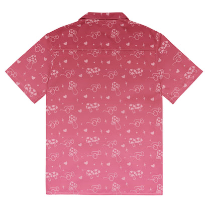 Mushroom Love Button Up Shirt | Gnomies Clothing