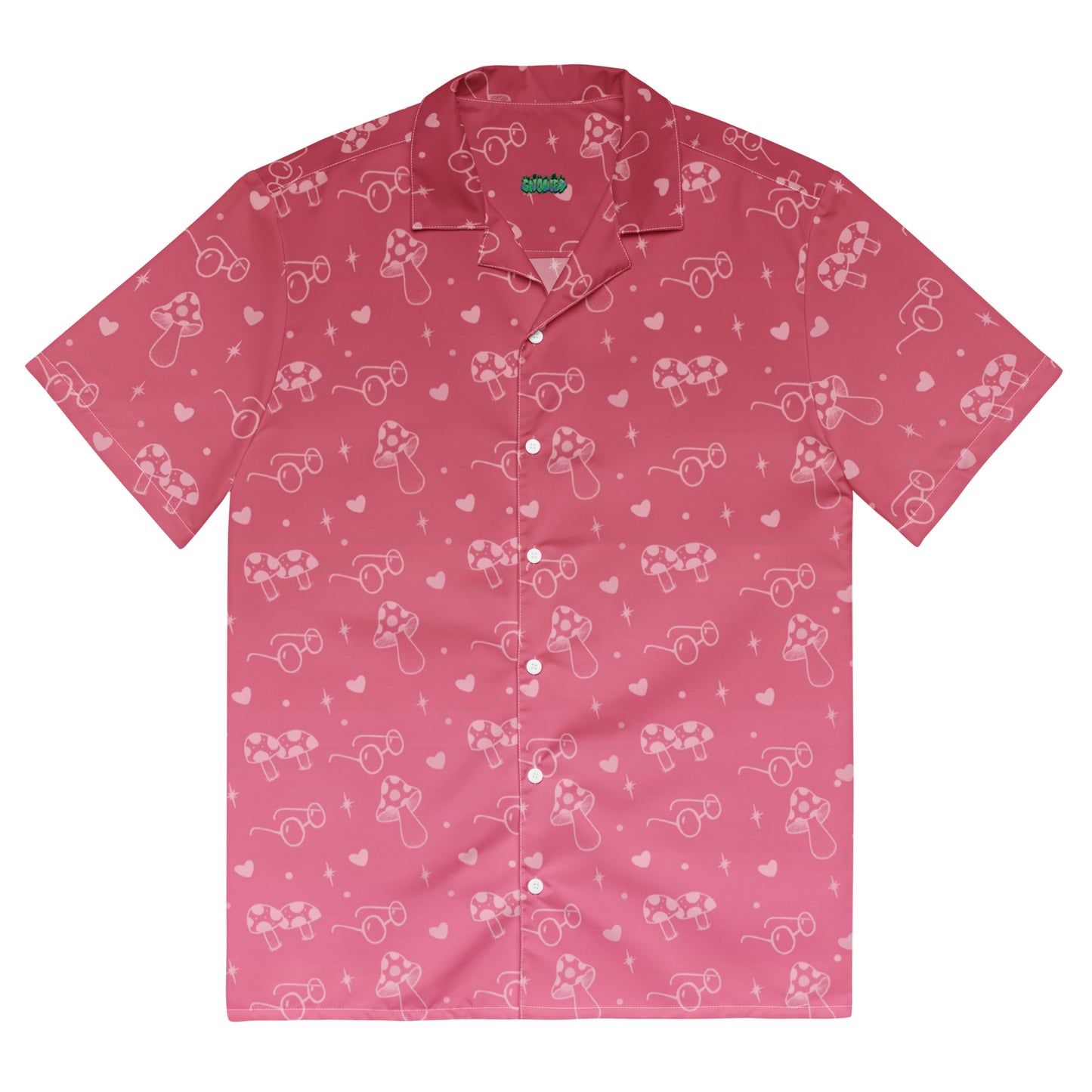 Mushroom Love Button Up Shirt | Gnomies Clothing