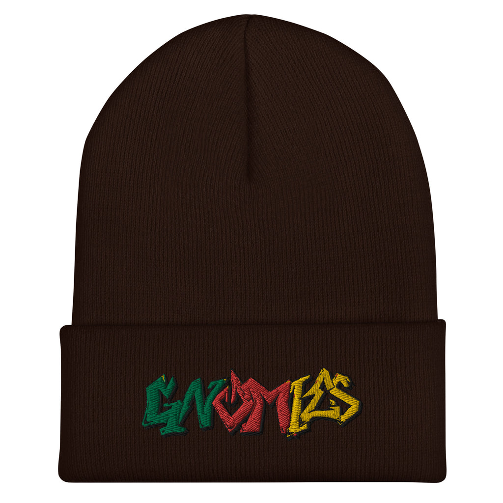 Gnomies Graffiti Embroidered Beanie