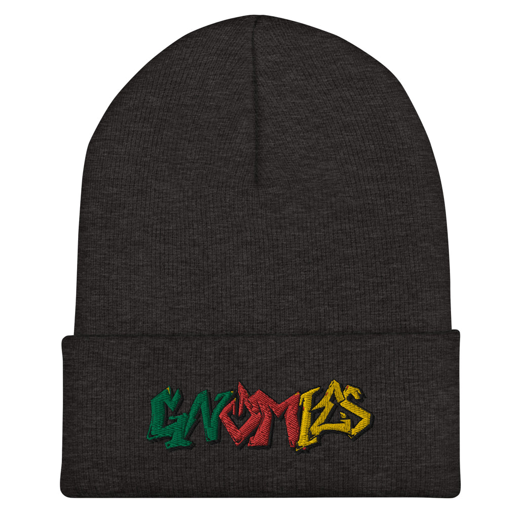 Gnomies Graffiti Embroidered Beanie