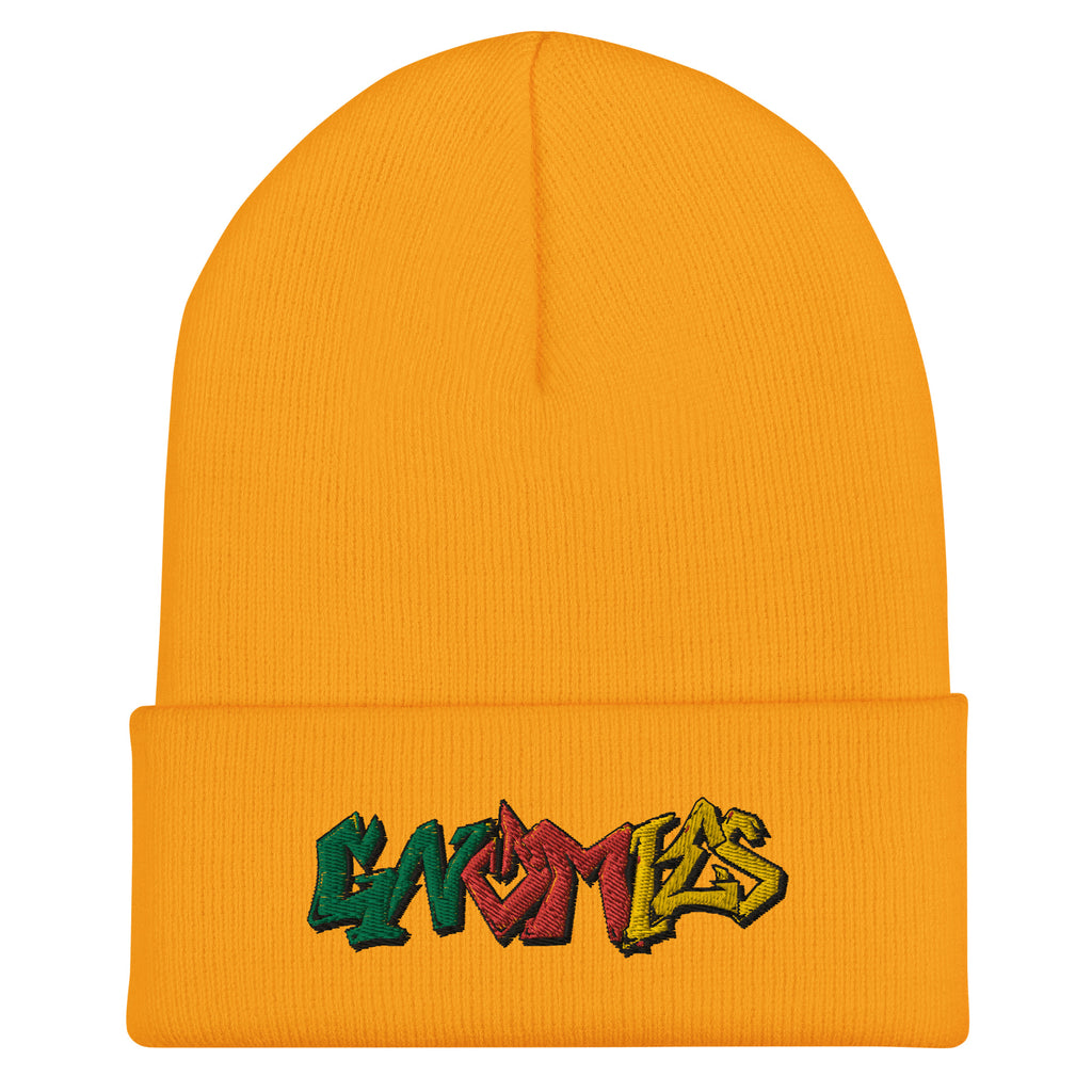 Gnomies Graffiti Embroidered Beanie