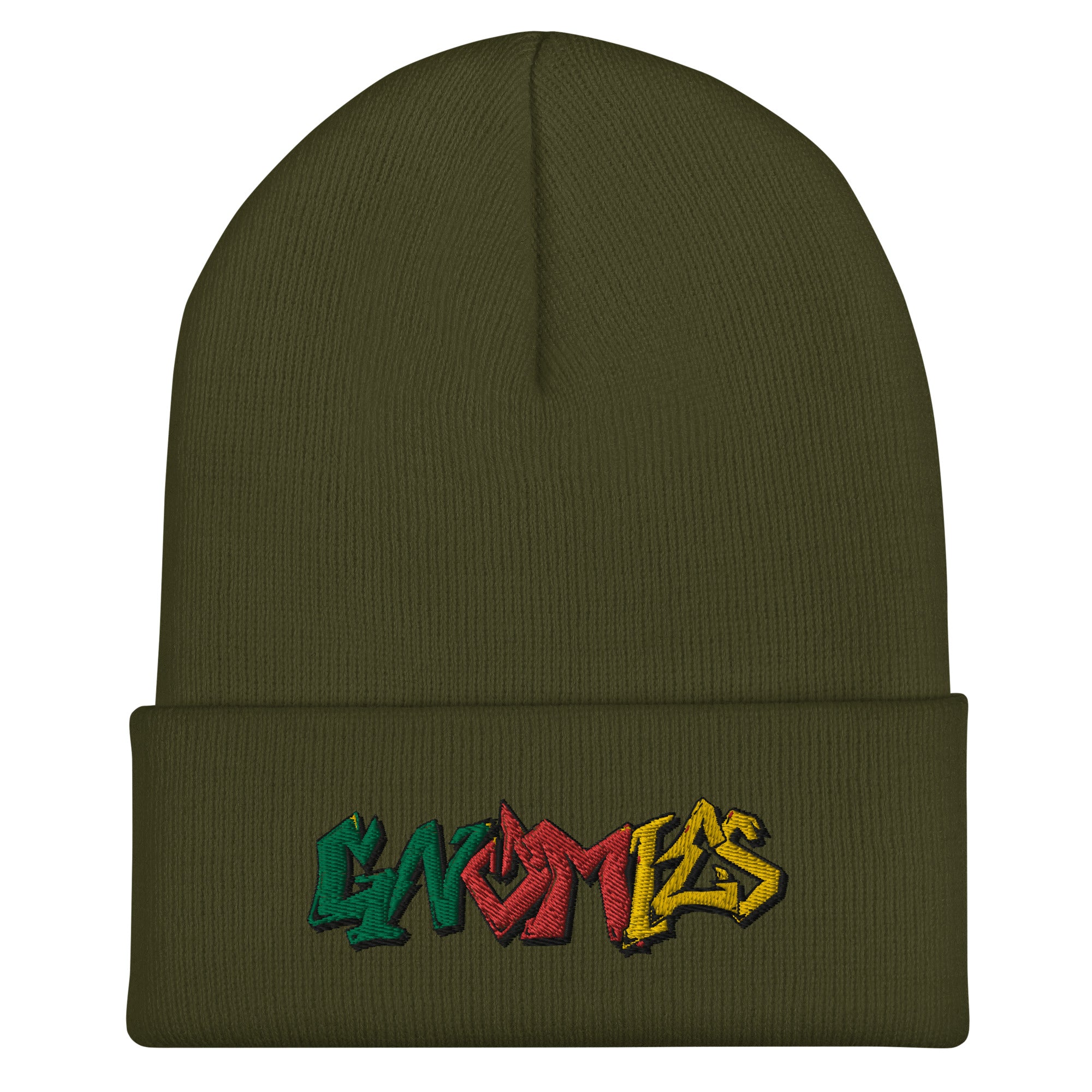 Gnomies Graffiti Embroidered Beanie