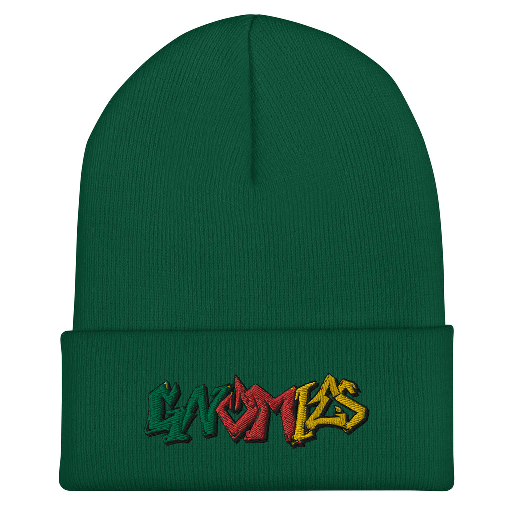 Gnomies Graffiti Embroidered Beanie