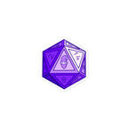 Amethyst Gnomie D20 Stickers