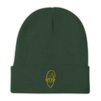 Golden Gnome Embroidered Beanie