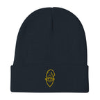Golden Gnome Embroidered Beanie