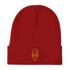 Golden Gnome Embroidered Beanie