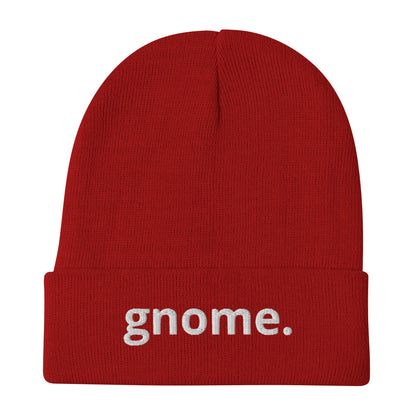 “Just Gnome” Embroidered Beanie