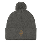 Golden Gnome Pom-Pom Beanie