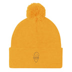 Golden Gnome Pom-Pom Beanie