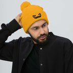 Jack O’Lantern Pom-Pom Beanie