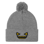 Jack O’Lantern Pom-Pom Beanie