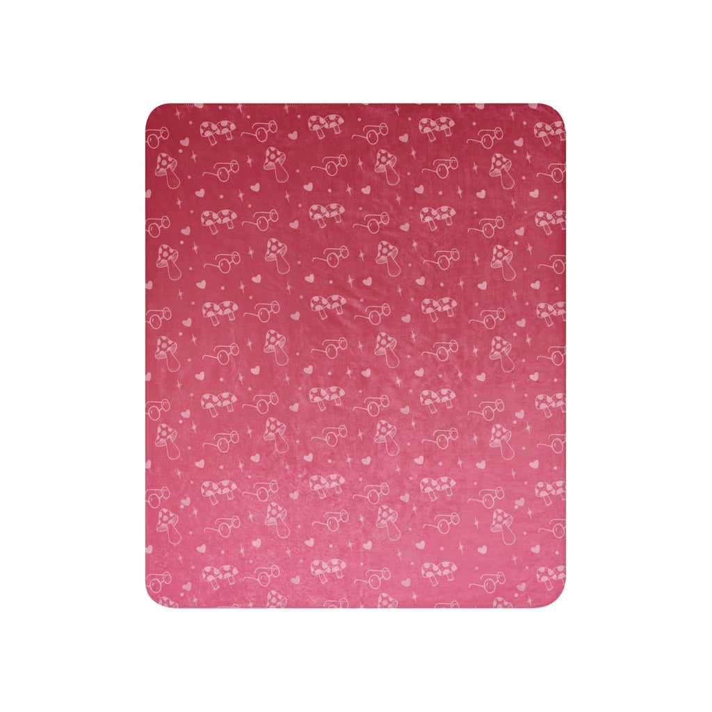 \Mushroom Love Sherpa Blanket | Gnomies Clothing