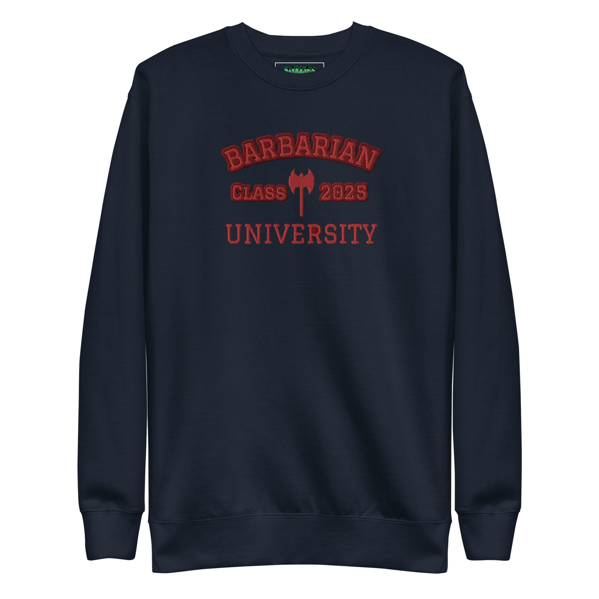 Barbarian Class of 2025 Sweatshirt | Gnomies Clothing