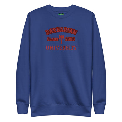 Barbarian Class of 2025 Sweatshirt | Gnomies Clothing