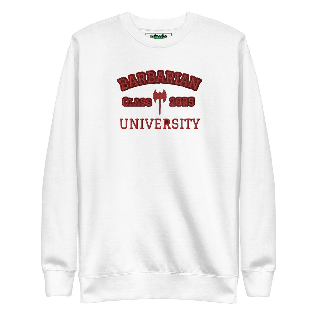 Barbarian Class of 2025 Sweatshirt | Gnomies Clothing