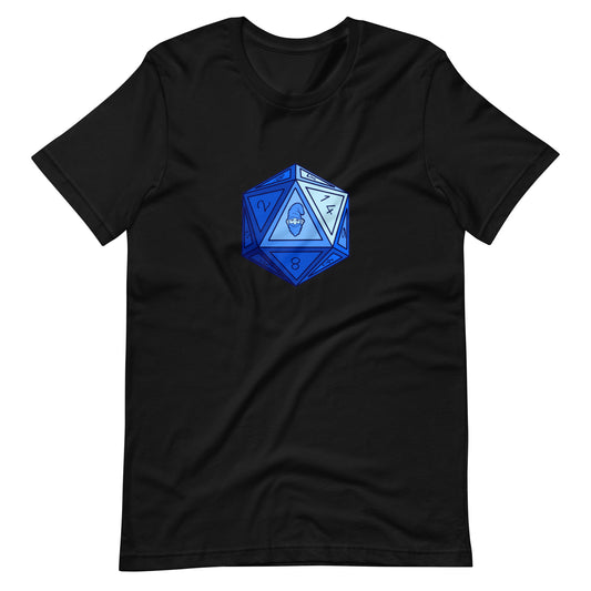 Gnomie D20 Cobalt Unisex T-Shirt