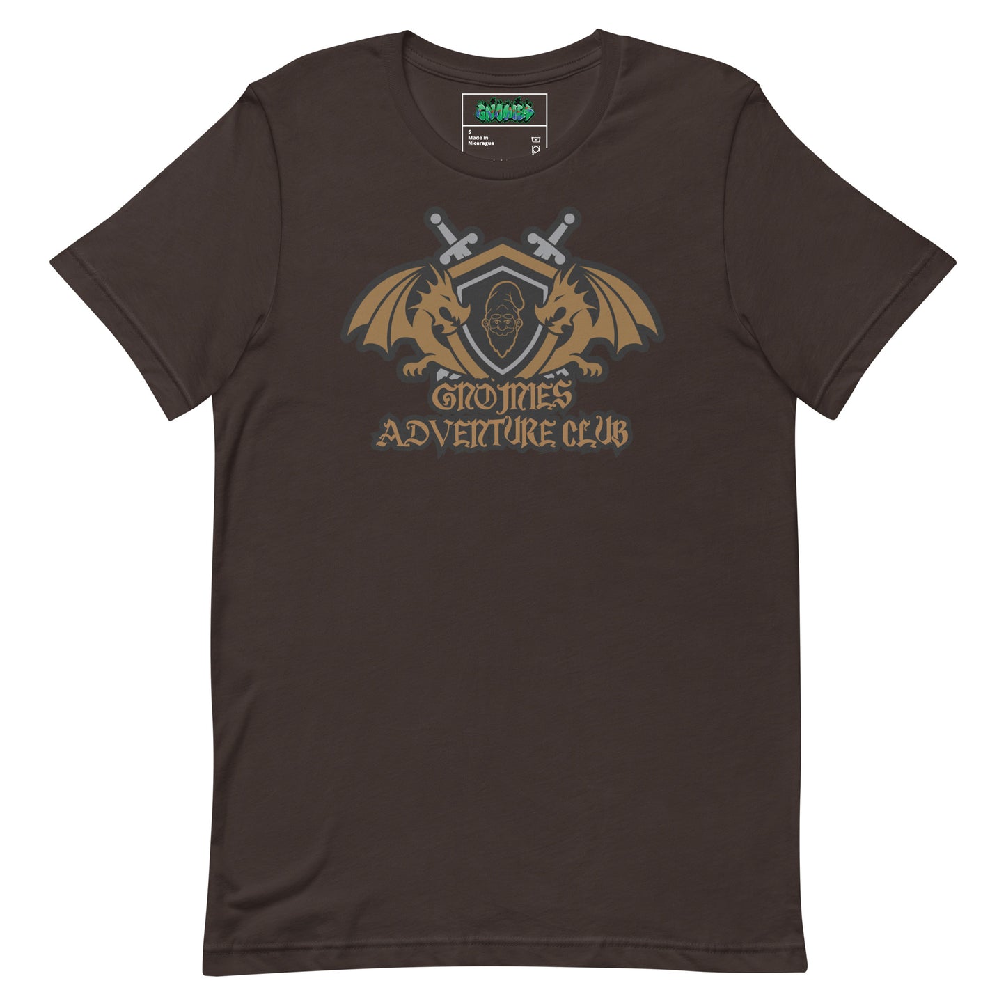 Adventurer’s Crest T-Shirt – Forge Your Legend | GnomieShop