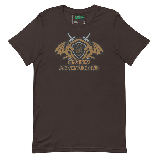 Adventurer’s Crest T-Shirt – Forge Your Legend | GnomieShop